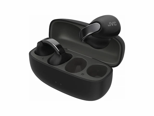 Jvc nearphones ha-np40t open-oor draadloze oordopjes zwart - afbeelding 1 van  5