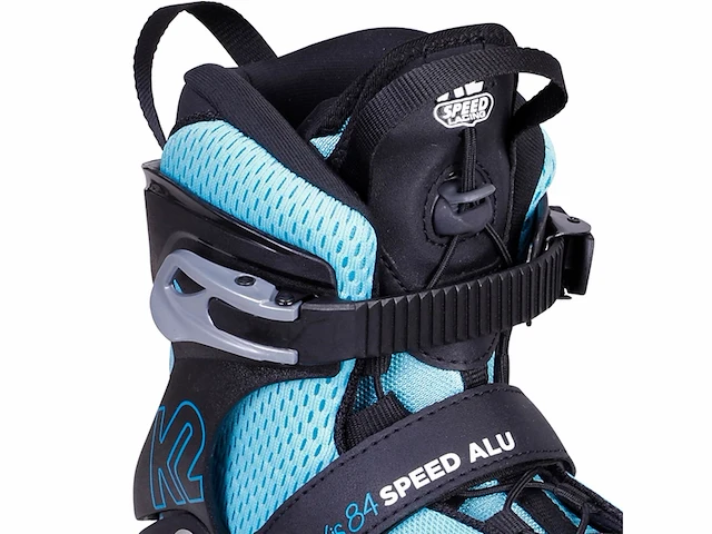 K2 skates inline skates alexis 84 speed alu turquise zwart mt 36.5 - afbeelding 2 van  4