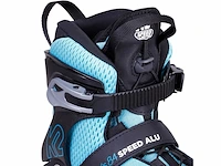 K2 skates inline skates alexis 84 speed alu turquise zwart mt 36.5 - afbeelding 2 van  4