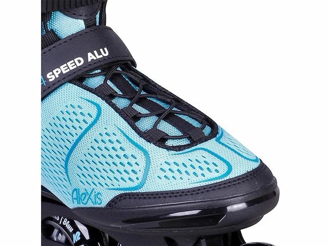 K2 skates inline skates alexis 84 speed alu turquise zwart mt 36.5 - afbeelding 3 van  4