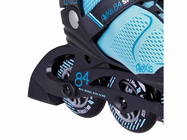 K2 skates inline skates alexis 84 speed alu turquise zwart mt 36.5 - afbeelding 4 van  4