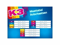 K3 rolschaatsen maat 34/37 regenboog met verstelbare schoen - afbeelding 4 van  4