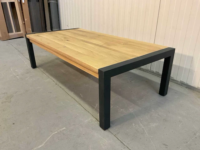 Kaapstad salontafel eikenhout (2x) - afbeelding 4 van  7