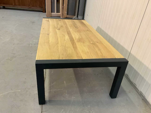 Kaapstad salontafel eikenhout (2x) - afbeelding 5 van  7