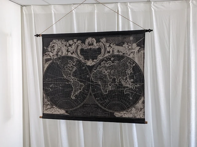 Kaart van de wereld - afbeelding 1 van  7