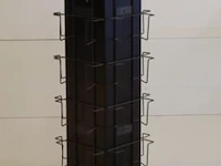 Kaarten-carrousel, verrijdbaar - 31x31x170cm - afbeelding 1 van  4