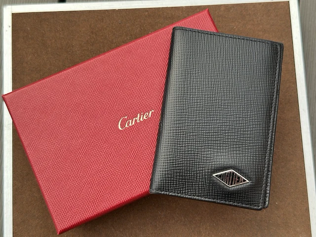 Kaarthouder, cartier, zwart - afbeelding 1 van  7