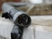 Kabel op haspel, aangebroken, type vg-ymvkas dca 4x 35qmm. vermoedelijk 150 meter. - afbeelding 2 van  2