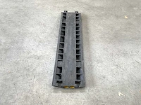 Kabelbrug met klep en 2 kanalen 1000x250x45mm (20x) - afbeelding 5 van  7