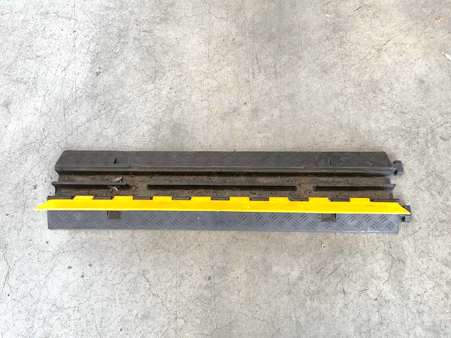 Kabelbrug met klep en 2 kanalen 1000x250x45mm (20x) - afbeelding 4 van  7