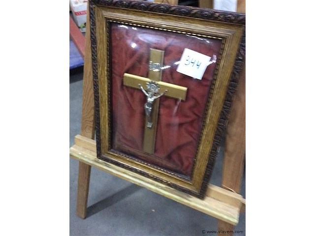 Kader met kruis - afbeelding 1 van  2