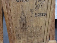 Kader vintage jazz breda houten paneel - afbeelding 1 van  3