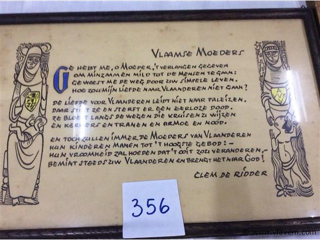 Kaders gedichten 2stuks - afbeelding 2 van  3