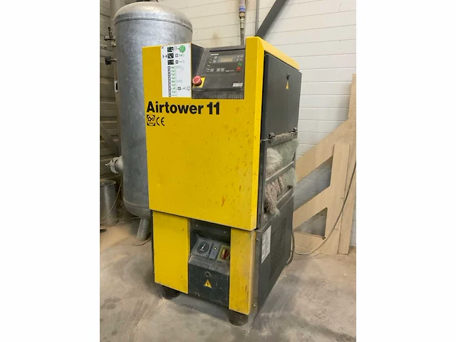 Kaeser airtower 11 schroefcompressor + persluchttank - afbeelding 3 van  10