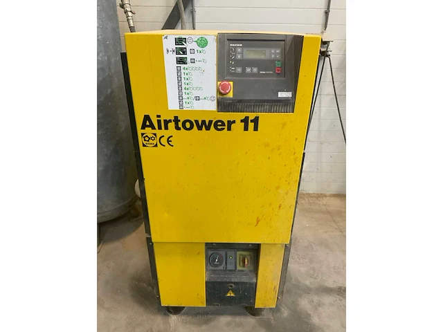 Kaeser airtower 11 schroefcompressor + persluchttank - afbeelding 4 van  10