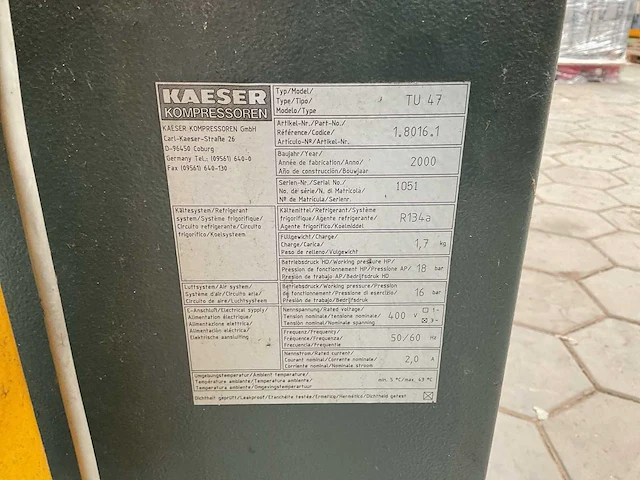 Kaeser airtower 47 luchtcompressor - afbeelding 5 van  9