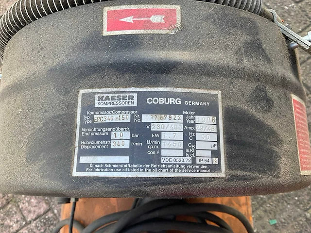 Kaeser luchtcompressor - afbeelding 2 van  2