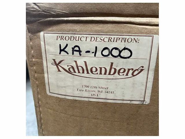 Kahlenberg ka-1000 1.2 hp marine air compressor 276l/min - afbeelding 52 van  55