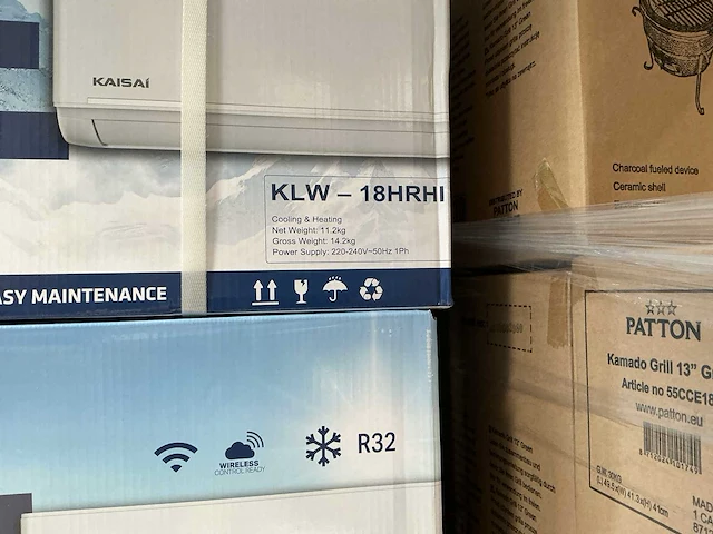 Kaisai klw-18hrhi 5kw airconditioning - afbeelding 3 van  4
