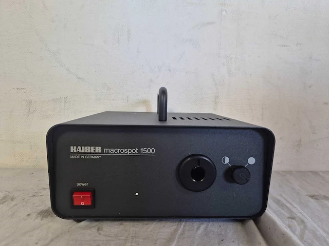 Kaiser 205945 macrospot 1500 fiber-optic sys (black) - afbeelding 2 van  2