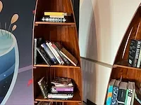 Kajak design boekenkast 190x54x35cm - afbeelding 4 van  9
