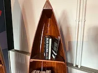 Kajak design boekenkast 190x54x35cm - afbeelding 6 van  9