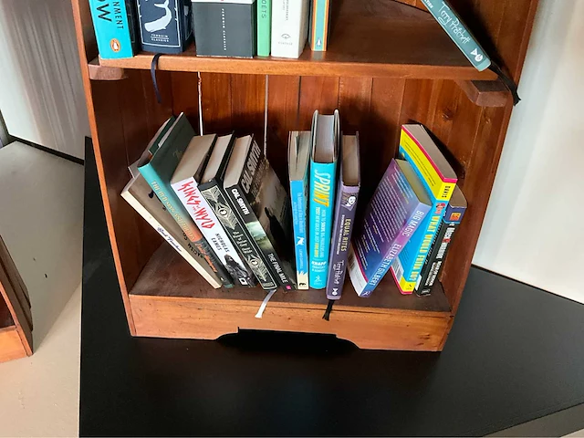 Kajak design boekenkast 190x54x35cm - afbeelding 8 van  9