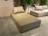 Kaki lounge tuinbank - afbeelding 4 van  10