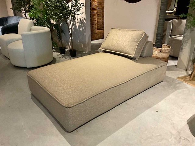 Kaki lounge tuinbank - afbeelding 7 van  10