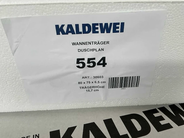 Kaldewei duschplan 554 inbouw isolatie (4x) - afbeelding 5 van  5