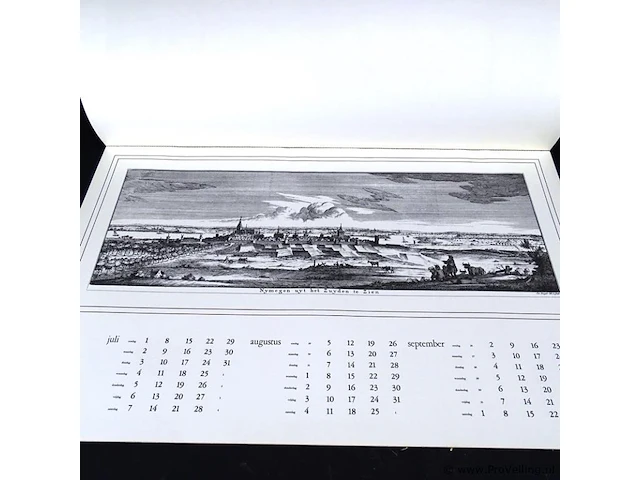 Kalender de stad nijmegen rond 1970 - afbeelding 3 van  5