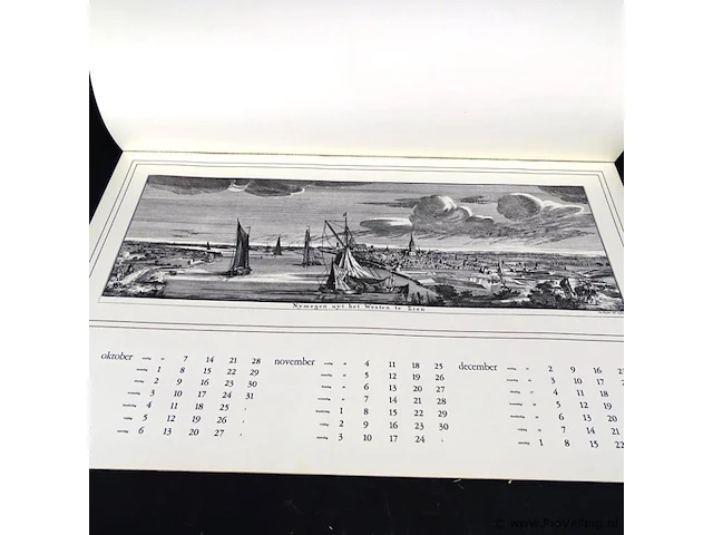 Kalender de stad nijmegen rond 1970 - afbeelding 4 van  5