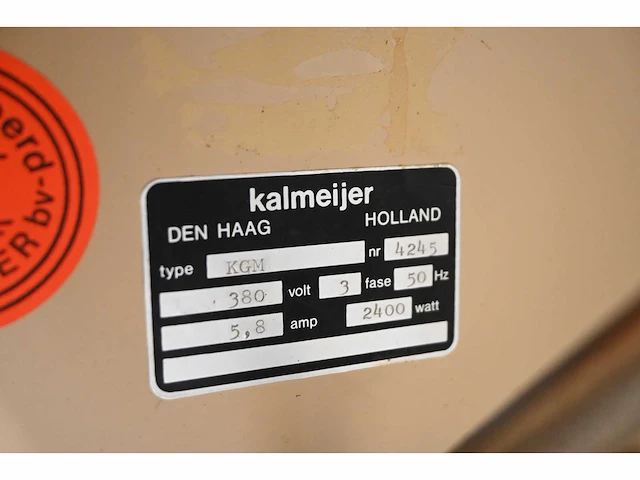Kalmeijer kgm koekjesmachine inclusief 3 vormwalsen - afbeelding 2 van  10