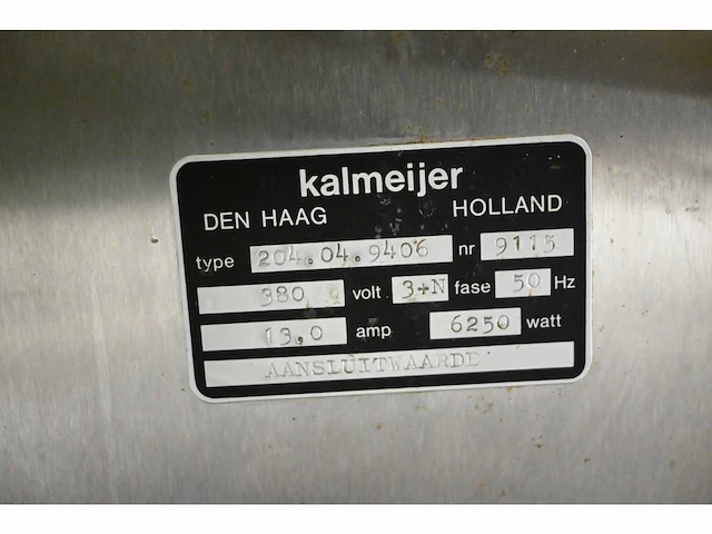 Kalmeijer krv 170 rvs grootbroodlijn met kao afweger en kto opmaker - afbeelding 7 van  20