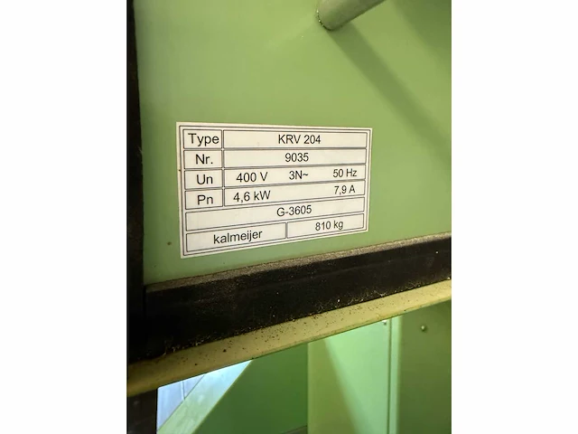 Kalmeijer krv 204-4 grootbroodlijn met kao afweger en kto opmaker - afbeelding 13 van  14