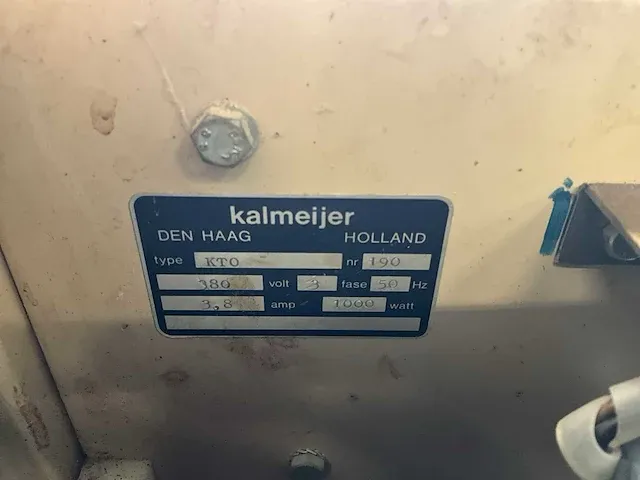 Kalmeijer kto langsteekmachine - afbeelding 9 van  9