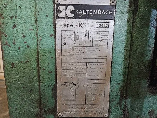 Kaltenbach - kks 400 - afkortcirkelzaagmachine - afbeelding 8 van  9