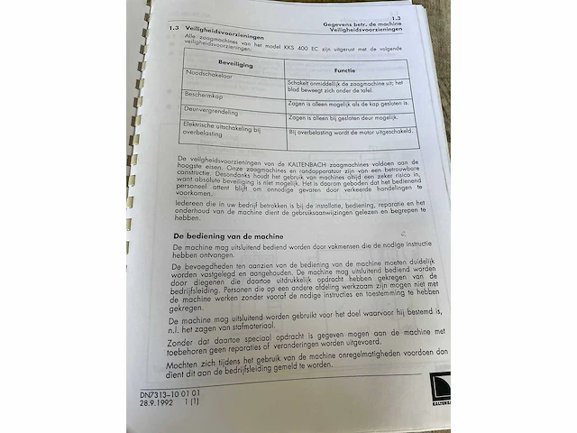 Kaltenbach - kks 400 ec - afkortcirkelzaagmachine - afbeelding 18 van  28