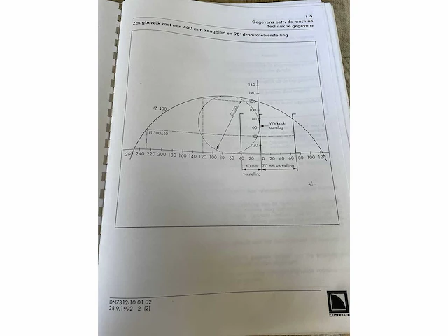 Kaltenbach - kks 400 ec - afkortcirkelzaagmachine - afbeelding 21 van  28