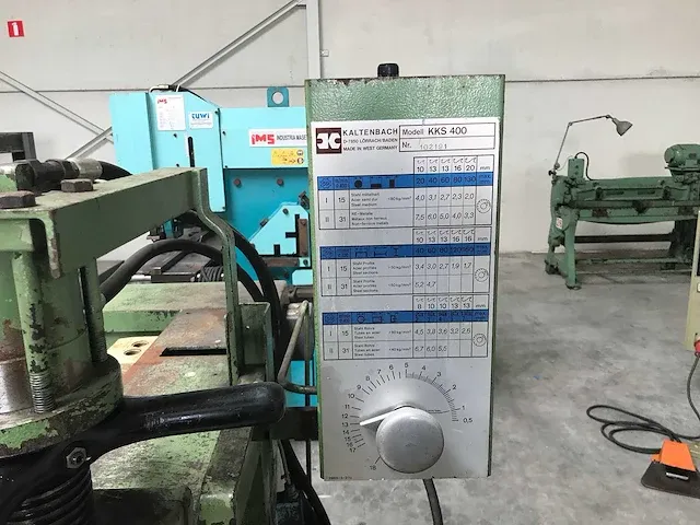 Kaltenbach - kks400 - diverse zaagmachines - afbeelding 4 van  6
