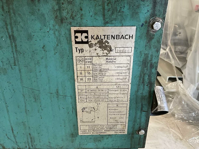 Kaltenbach kks 400 afkort zaagmachine - afbeelding 6 van  12