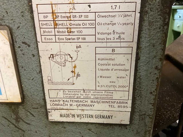Kaltenbach kks400 cirkelzaagmachine - afbeelding 7 van  17