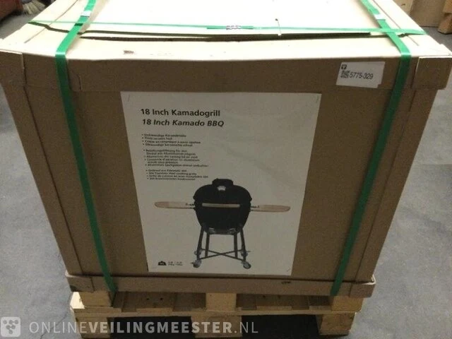 Kamado grill 18 inch zwart - afbeelding 2 van  2