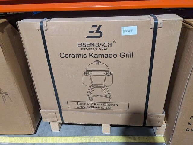 Kamado grill barbecue eisenbach, zwart, 2023 - afbeelding 2 van  2