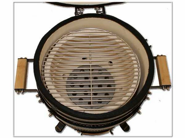 Kamado houtskool bbq 15 inch zwart (55cce205) - afbeelding 11 van  15