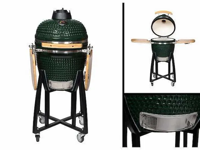 Kamado houtskool bbq 18 inch - afbeelding 4 van  5