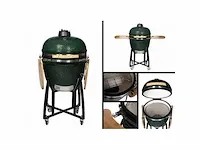 Kamado houtskool bbq 21 inch groen (55cce302) - afbeelding 2 van  5