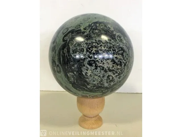 Kambaba jaspis bol blauw/groen - afbeelding 1 van  5