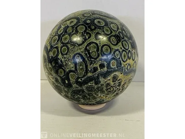 Kambaba jaspis bol blauw/groen - afbeelding 1 van  6