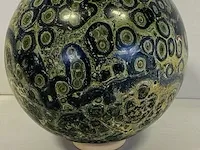 Kambaba jaspis bol blauw/groen - afbeelding 1 van  6